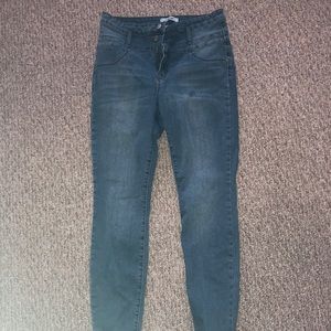 Bluish Gray Jeans